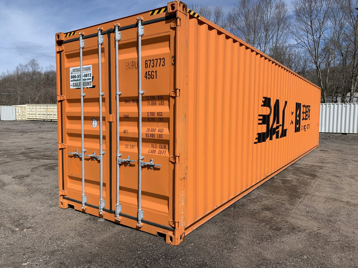 NUEVO CONTENEDOR  MARÍTIMO DE 40 PIES HIGH-CUBE "ONE TRIP"
